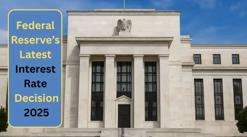 federal reserve interest rate decision